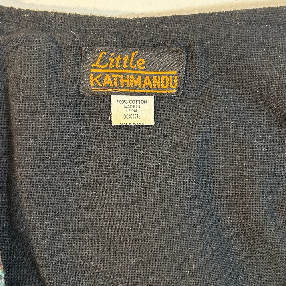 Little Kathmandu Men’s Colorful Patterned Vest - Picture 3 of 3